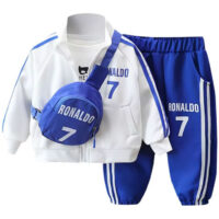 3 piece set boys track suit + chest bag