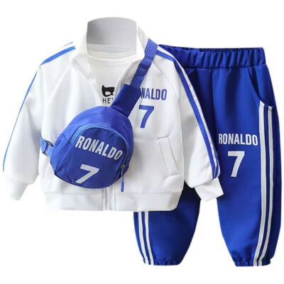 3 piece set boys track suit + chest bag