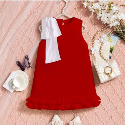 Old Money sleeveless dress - Red