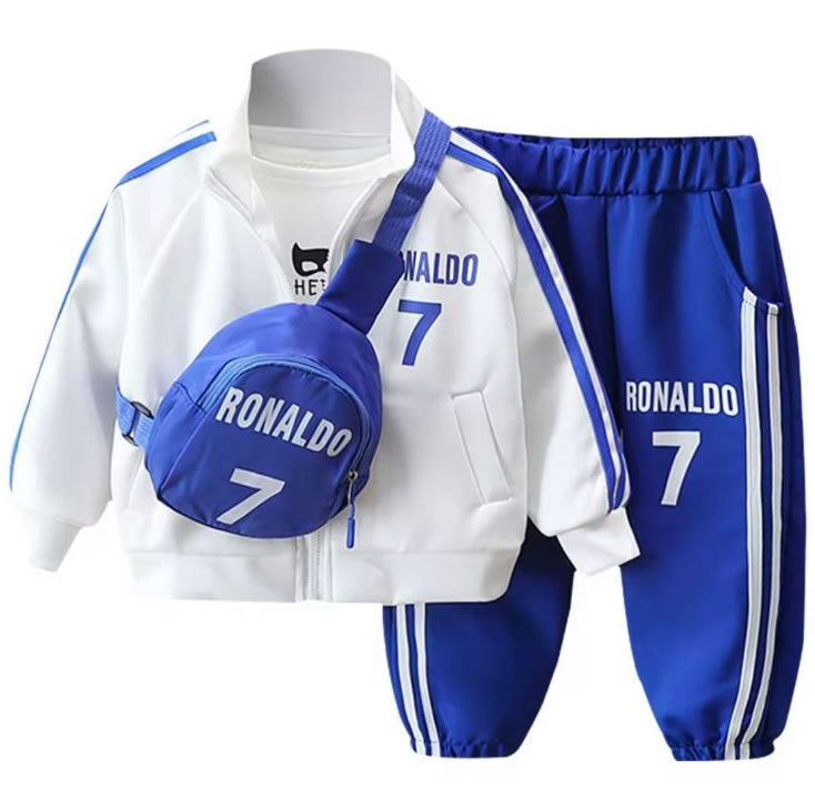 3 piece set boys track suit + chest bag