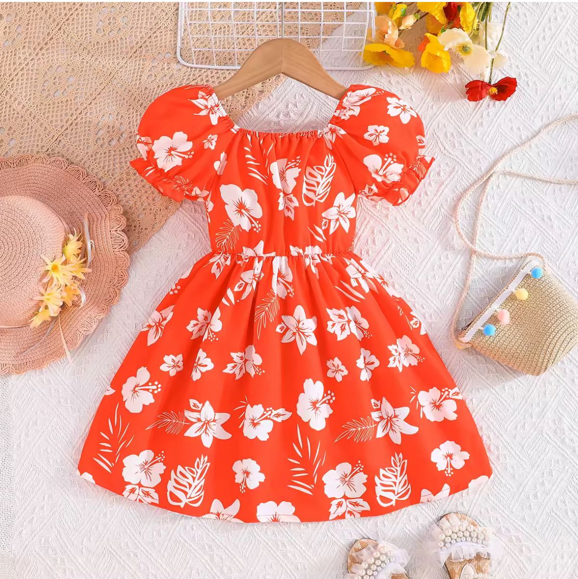 Sun Dresses - Orange